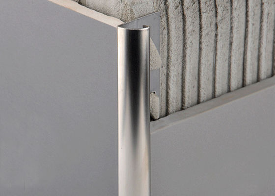 201 profilo decorativo Antiscratch di acciaio inossidabile per le piastrelle di ceramica di 10mm