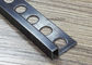 L'angolo nero spazzolato delle mattonelle di acciaio inossidabile sistema Impactproof elegante 10mm